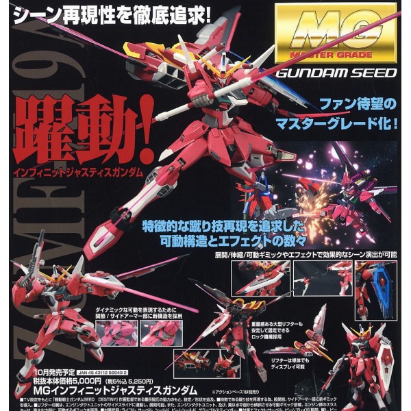 MG 1/100 Infinite Justice Gundam