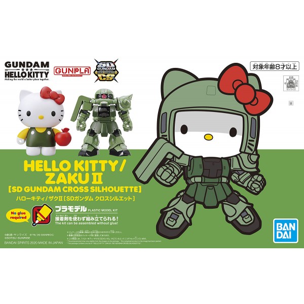 HELLO KITTY/ZAKUII [SD GUNDAM CROSS SILHOUETTE]